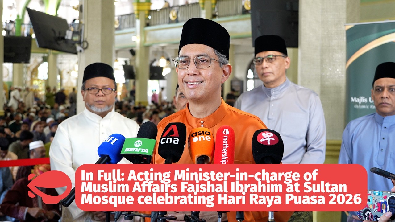 Full: Acting Minister-in-charge of Muslim Affairs Faishal Ibrahim celebrating Hari Raya Puasa 2026