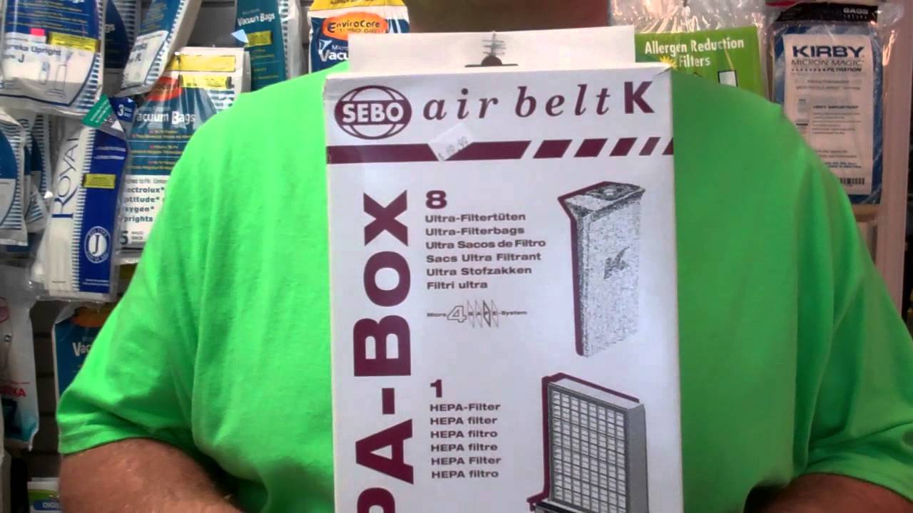 Sebo Canister K Vacuum Bags Littleton - Parker - Castle Rock - EZ Vacuum