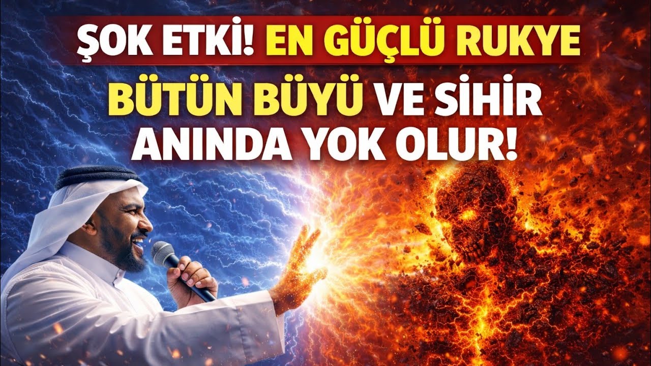 EN GÜÇLÜ RUKYE! BÜYÜ VE SİHİR ANINDA YOK OLUR!