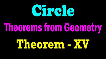 Circle Theorem-XV : Only 1 Circle Can Pass Through 3 Non-collinear Points | JEE | CBSE | ICSE