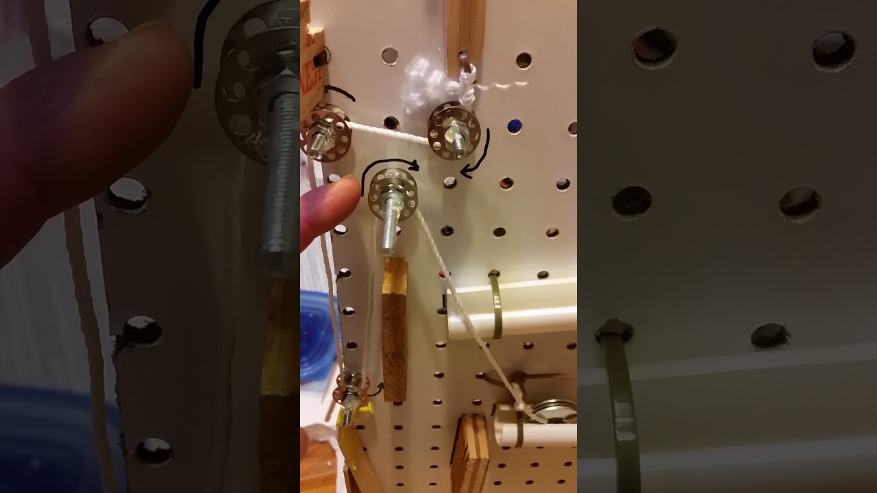 Mark I Goldberg device pulley system for flag