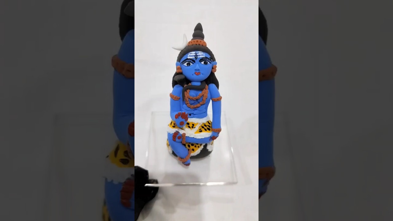 DIY Clay Shiva Idol 🙏❤️ | Making of Shiva Idol with Clay 