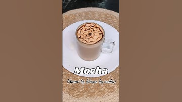 How to make Cafe Mocha at home - Starbucks Style  #mochacoffee #shorts