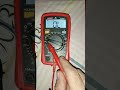 MULTIMETER OHM SETTINGS