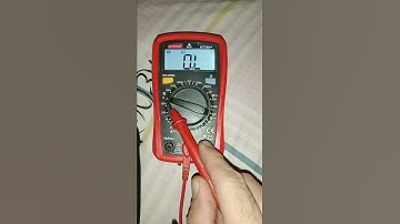 MULTIMETER OHM SETTINGS