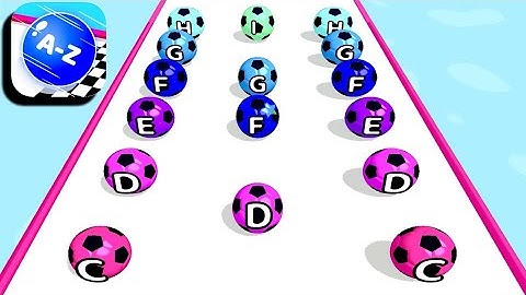 A-Z Run Gameplay All Levels iOS, Android Walkthrough Mobile Relaxing Games Big Update Max Level