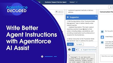 Write Better Agent Instructions with Agentforce AI Assist | Agentforce Decoded