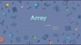 Array Programming Part1 Searching, Highest, Reverse,Frequency
