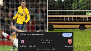 Arsenal vs atletico Greatest haram ball semifinal 