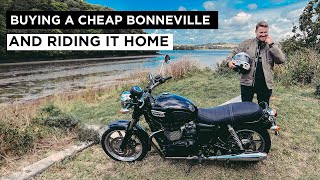 Pt.1: Picking up a Triumph Bonneville 865 + First Ride