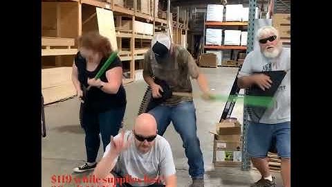 Why use a rake...    When you can use a DeWalt®️ blower?