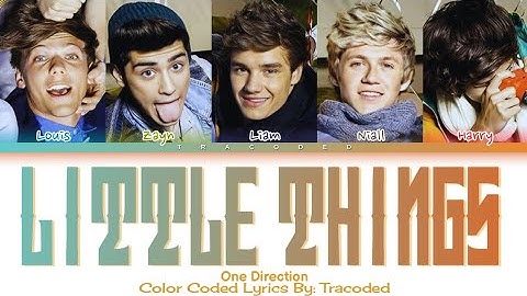 One Direction | Little Things (Color Coded Lyrics By: Tracoded)