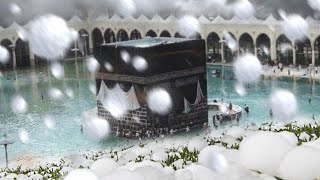 FURY upon the Kaaba Severe Thunderstorm rages in Mecca, Saudi Arabia.