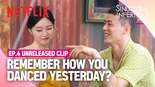 [Unreleased] Gwan-hee teases Ha-jeong about her dance skills | Single's Inferno 3 | Netflix[ENG SUB]