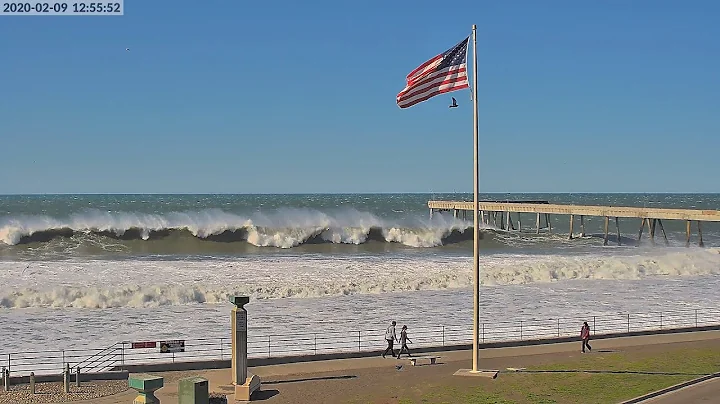 Pacifica Pier and Beach, Pacifica CA 4k Live