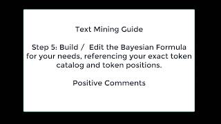 Text Mining Exam Practice 5 Set Up Bayesian Formula For Positives