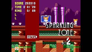 Sonic the Hedgehog 2 Delta Version 0.78 (Tails) Hyper Tails Debug Mode Gameplay