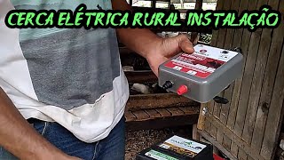 Como instalar cerca elétrica rural, eletrificador rural/pecuária de leite