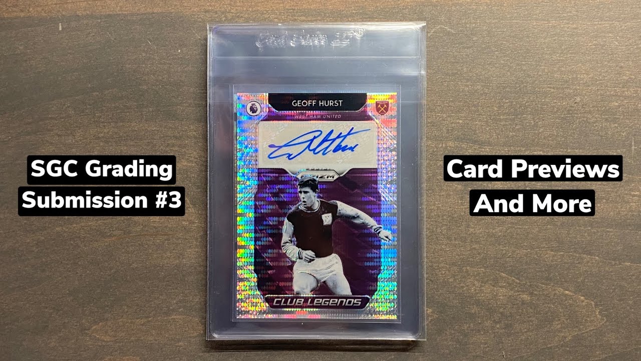 Grading Submission 3 Preview SGC Autographs Galore! YouTube