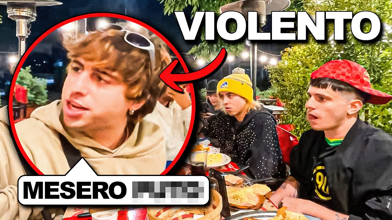 EL MOZO NO ME TRAE LA COMIDA Y LO INSULTO