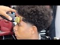 HAIRCUT TUTORIAL: TAPER WITH LONG CURLY HAIR