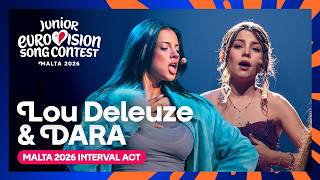 Download lagu Lou Deleuze & DARA - Ce Monde & Bangaranga (LIVE) | Interval Act | Junior Eurovision 2026