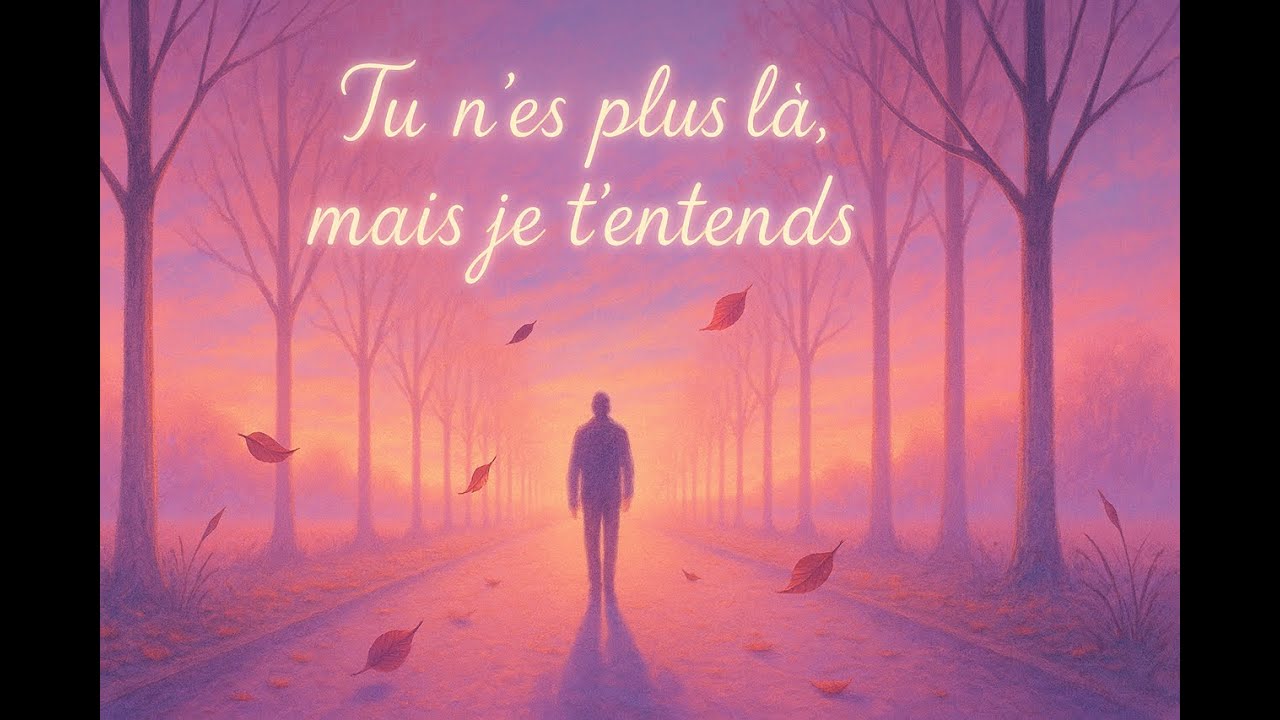 Tu n'es plus là, mais je t'entends