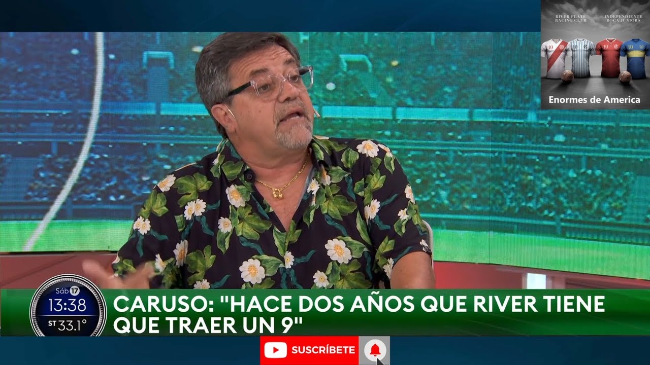 Bombazo, "River No Tiene un 9 de Jerarquía, No Tiene Goles" Caruso Lombardi
