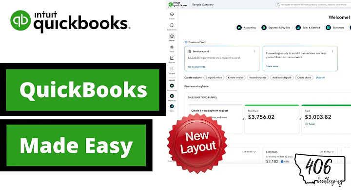 QuickBooks Online Tutorial 2025 (New Layout) — Complete Beginner’s Guide
