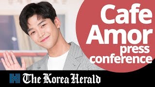 SF9 Rowoon at press conference for 'Cafe Amor'