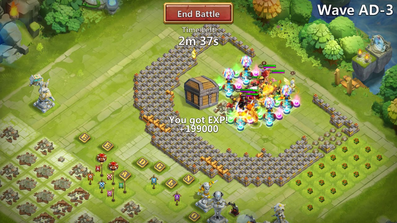 Castle Clash - HBM AD victory