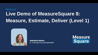 Takeoff Estimating with MeasureSquare 8 Commercial (LEVEL 1)