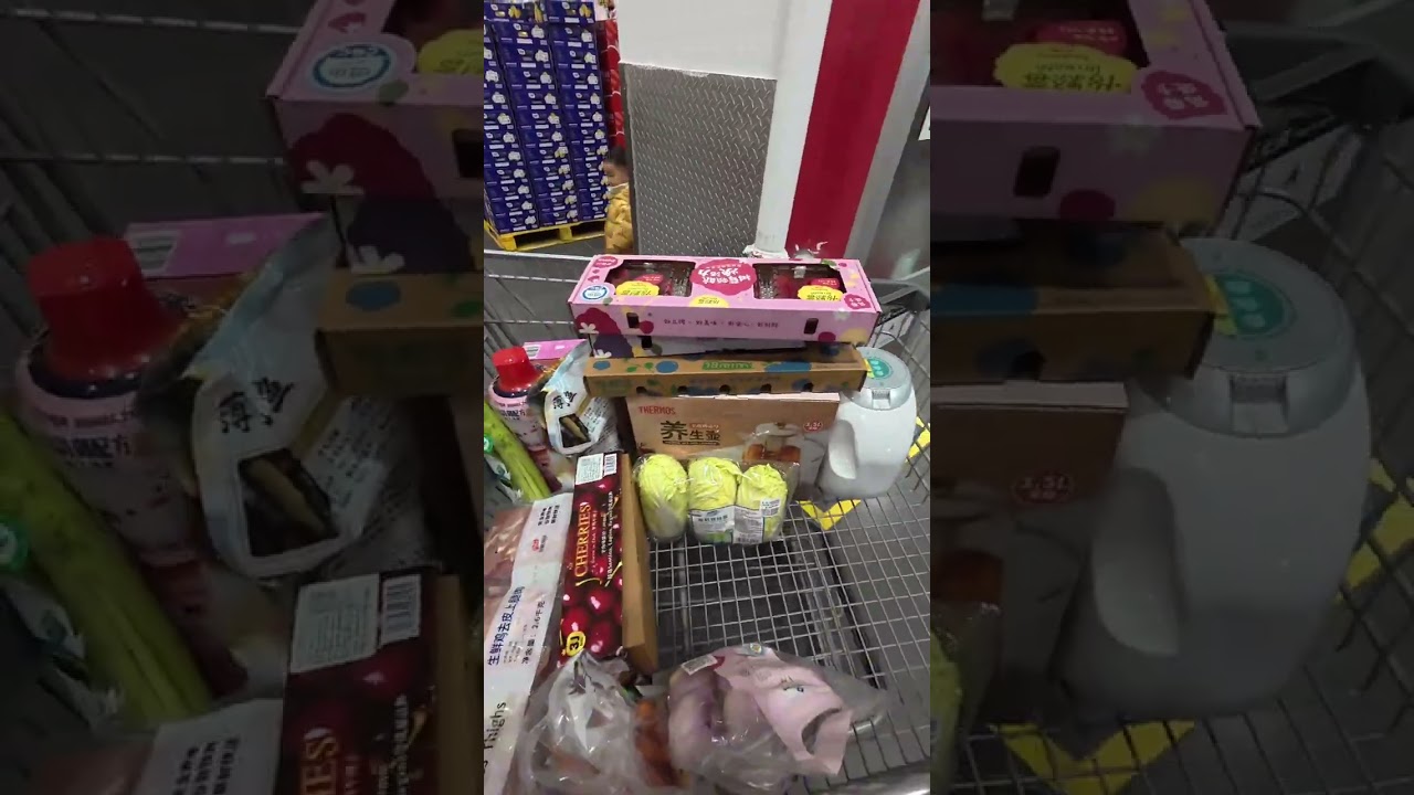 又来超市采购啦！！！ #超市采购 #vlog #购物车里有什么 #狗狗