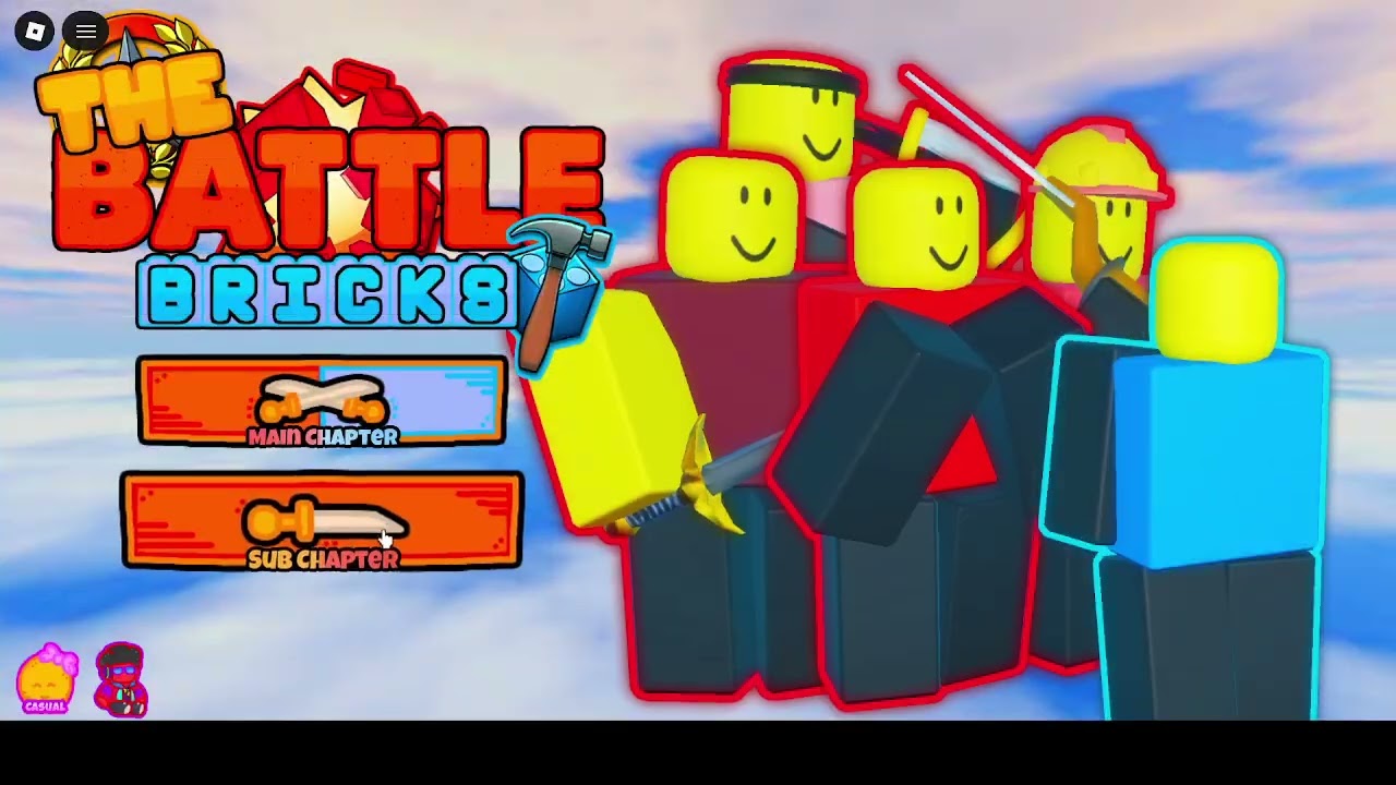 The Battle Bricks ALL Casual mode Subchapter Bosses
