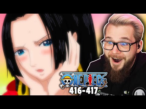 HAMMOCKS IN LOVE!!!!! | ONE PIECE Ep 416-417 REACTION