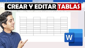 ✏️Hacer TABLAS en WORD | Editar y insertar una TABLA