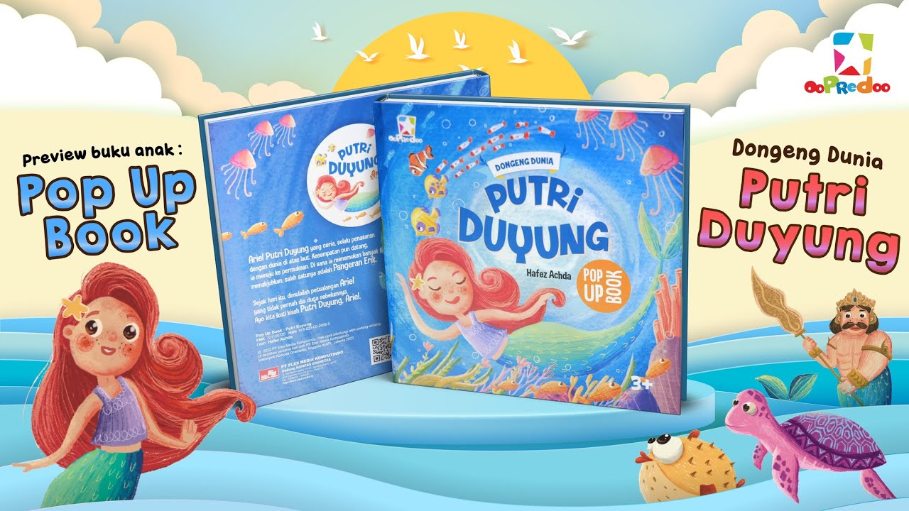 Pop Up Book Dongeng Dunia: Putri Duyung - YouTube