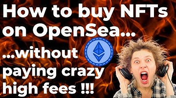 How to buy NFTs on OpenSea without paying CRAZY high fees! Using Ethereum ETH on the Polygon chain
