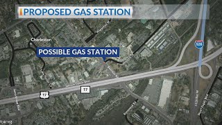 Proposed gas station in Mount Pleasant