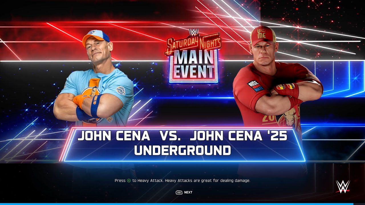 WWE 2K25 PC - Джон Сина против Джона Сины '25 - Подполье [4K60FPS]