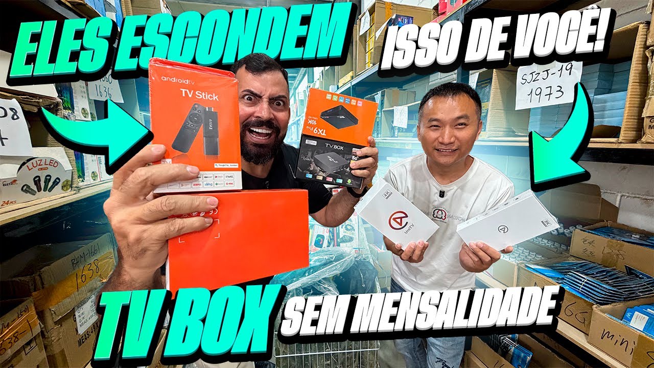 A FONTE DA TV BOX! ELES ESCONDEM ISSO DE VOCÊ! O CHINÊS QUE ABASTECE O BRASIL