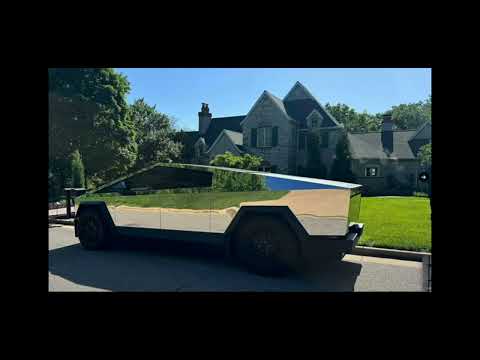 Video till Maskinpolerad Tesla Cybertruck blänker som få