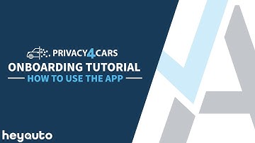 Privacy4Cars | Getting Started | How To Use The App
