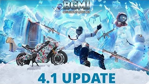 PUBG & BGMI 4.1 Update - New Features, Lag fix, Frosty theme & Release Date Explained 