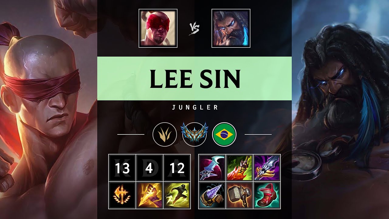 Lee Sin Jungle vs Udyr - BR Challenger Patch 25.13