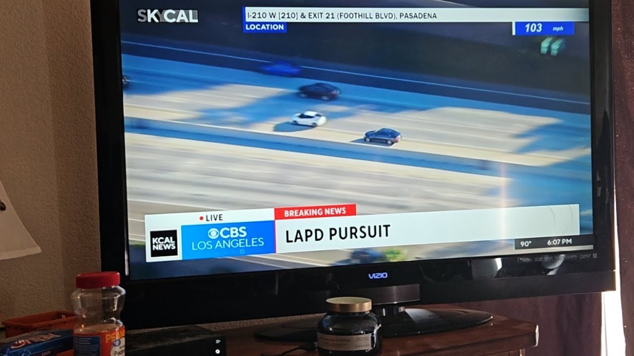 Live High Speed Pursuit - YouTube
