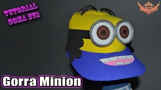 ♥ Tutorial: Gorra Minion en 3D de Goma Eva (Foamy) ♥