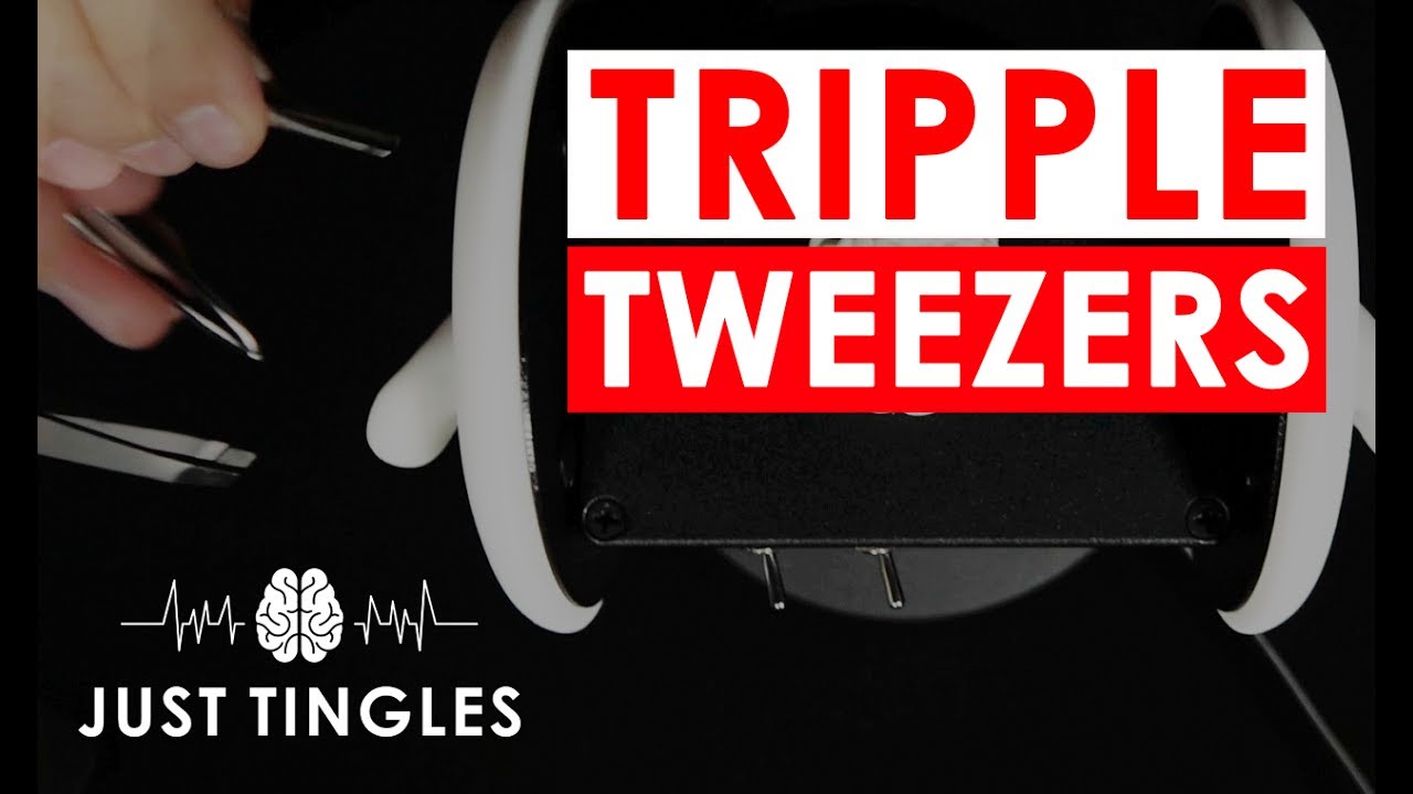 LAYERED ASMR | Tripple Layered Tweezers | NO TALKING | 1 Hour