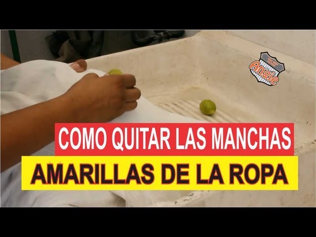 ELIMINA las manchas amarillas de la ROPA BLANCA con estos trucos //  Hogarmania 