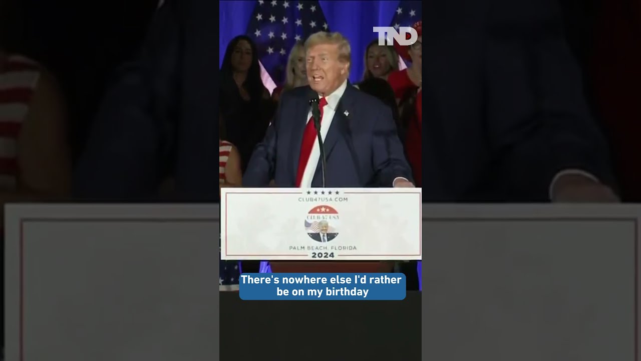 Trump Supporters Sing Happy Birthday To The Former President Celebrating His 78th